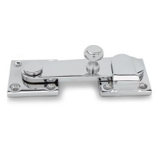 5701 LATCH & KEEPER-HEAVY DUTY THROW BRASS/CHROME 5701 LATCH & KEEPER-HEAVY DUTY THROW BRASS/CHROME