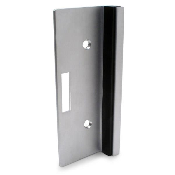 5798 STRIKE & KEEPER (INSWING) 1" DOOR 6" HIGH (FLAT) CA ALUMINUM