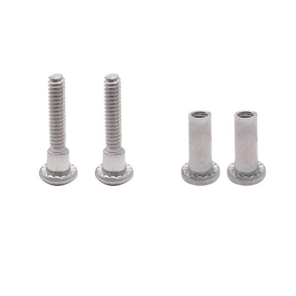 60089 SCREW PACK - LATCH /HINGE OR STRIKE AND KEEPER FOR 1" DOOR (6LP) SS
