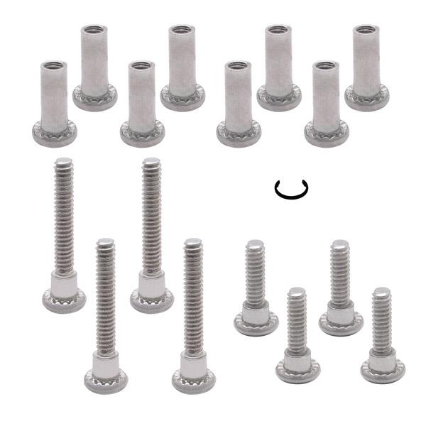60449 SCREW PACK - 7/8"- 1-1/4" SURFACE HINGE - 6LP STAINLESS