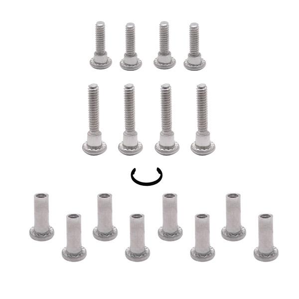 60469 SCREW PACK - 3/4"- 1" SURFACE HINGE - 6LP STAINLESS