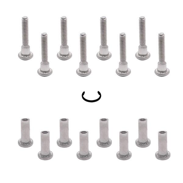60479 SCREW PACK - 1" SURFACE HINGE - 6LP STAINLESS