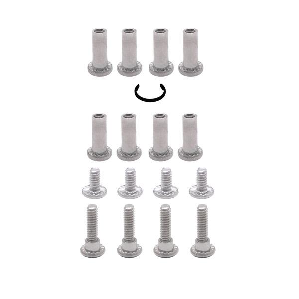 60499 SCREW PACK - 1/2"- 3/4" SURFACE HINGE - 6LP STAINLESS