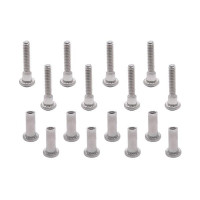 60579 SCREW PACK - 7813 PIVOT HINGE-6LP STAINLESS