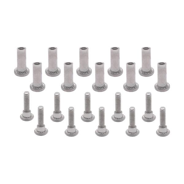 610149 SCREW PACK - CONTINUOS U-BRACKET 3/4" OR 7/8" STAINLESS (6LP)