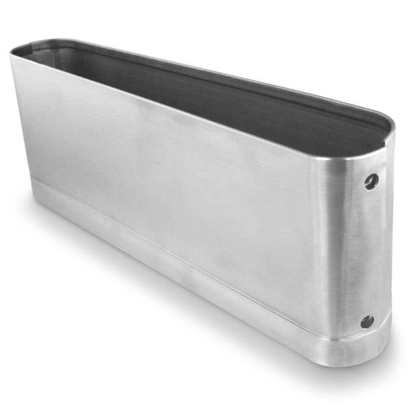 61075 PILASTER SHOE 7"L X 1-1/4"W X 3"H ROUND-END OPEN-END