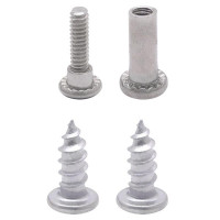 6112419 SCREW PACK - 3/4" OR 7/8" U-BRACKET STAINLESS 6LP