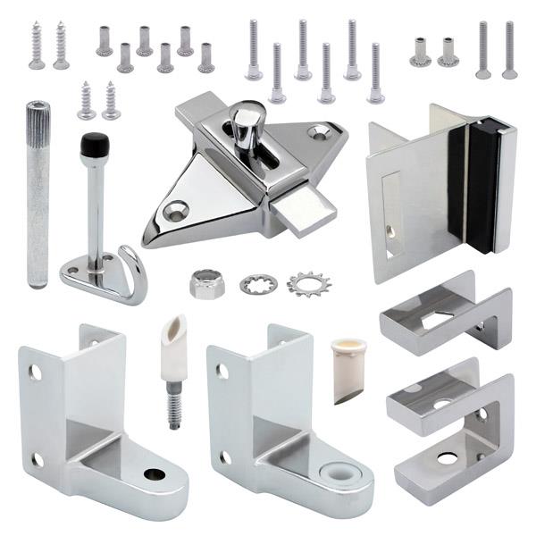 611900 DOOR HARDWARE INSWING-1" DOOR & 1-1/4" POST CR 6LP