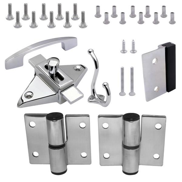 612170 DOOR HARDWARE (RH-OUT) 7/8" DOOR & POST (7083) 6LP