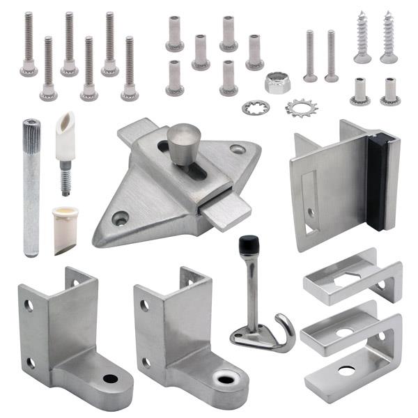 617803 DOOR HARDWARE IN 7/8" STAINLESS 6LP