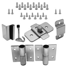 620159 DOOR HARDWARE (RH-IN) 3/4" DOOR & 3/4" POST (7093) S/S 6LP