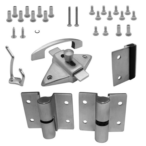 620483 DOOR HARDWARE (RH-OUT) 3/4" DOOR & POST (7123) SS 6LP
