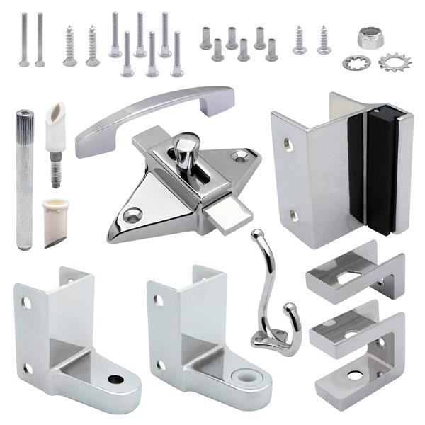 621900 DOOR HARDWARE OUTSWING-1" DOOR & 1-1/4" POSTCR 6LP