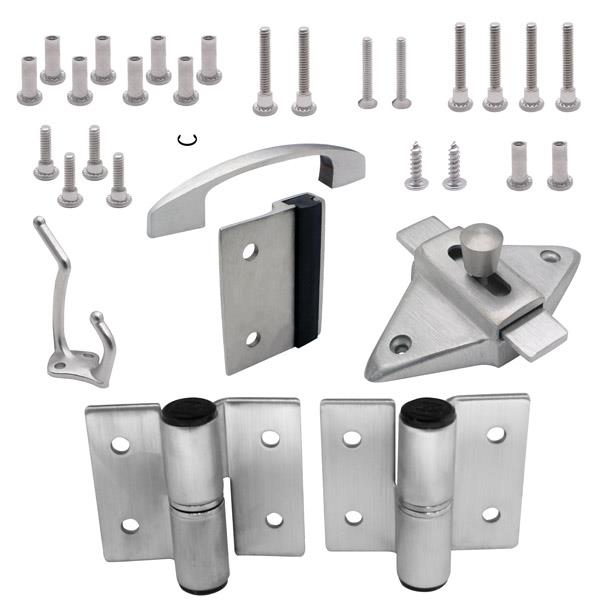 622053 DOOR HARDWARE (LH-OUT) 7/8" DOOR & 1-1/4" POST (7093) SS 6LP