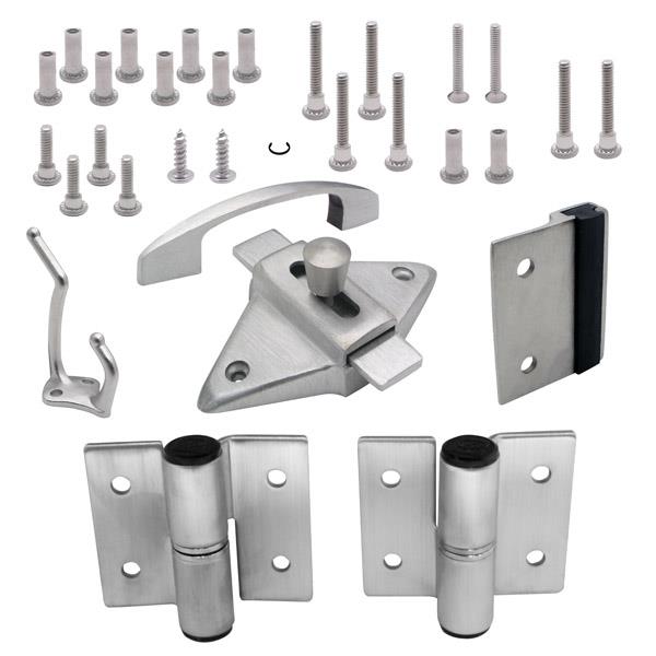 622073 DOOR HARDWARE (RH-OUT) 7/8" DOOR & 1-1/4" POST (7103) SS 6LP