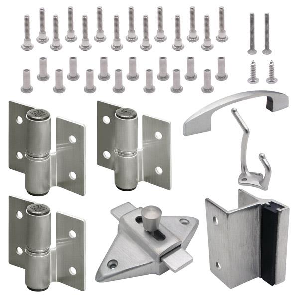 622523 DOOR HARDWARE (LH-OUT) 1" DOOR & POST (7883) STAINLESS 6LP