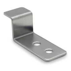 6519 COAT HOOK-FLAT-TWO HOLE-1" STAMPED S/S 6519 COAT HOOK-FLAT-TWO HOLE-1" STAMPED S/S