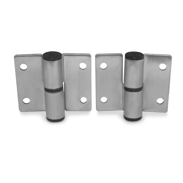 7079 HINGE-SURFACE MOUNTED (RH-IN/LH-OUT).090" S/S SATIN