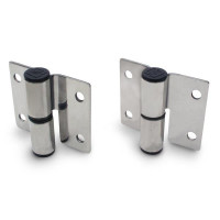 7083 HINGE-SURFACE MOUNTED (LH-IN/RH-OUT).090" CRSS POLISHED