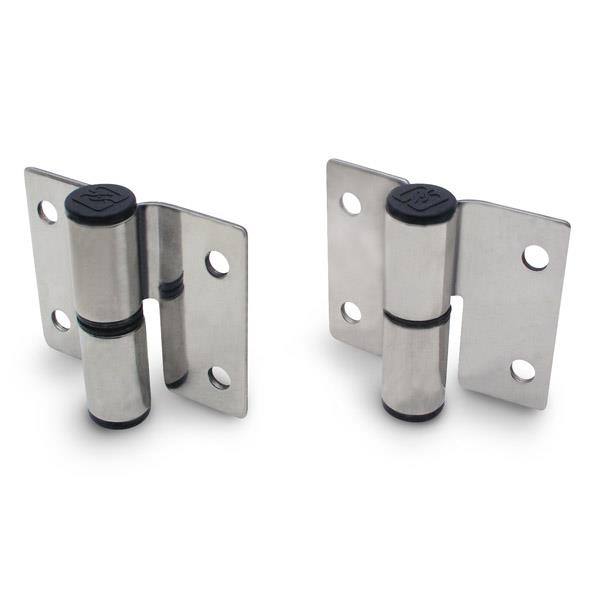 7083 HINGE-SURFACE MOUNTED (LH-IN/RH-OUT).090" CRSS POLISHED