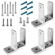 6715233 PILASTER PACK 1-1/4" ONE EAR (3) BRACKETS STAINLESS 6LP