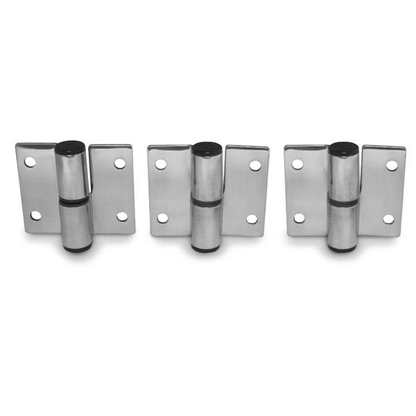 7183 HINGE-SURFACE MOUNTED (LH-IN/RH-OUT).090" (2T/1B OF 7083) STAINLESS