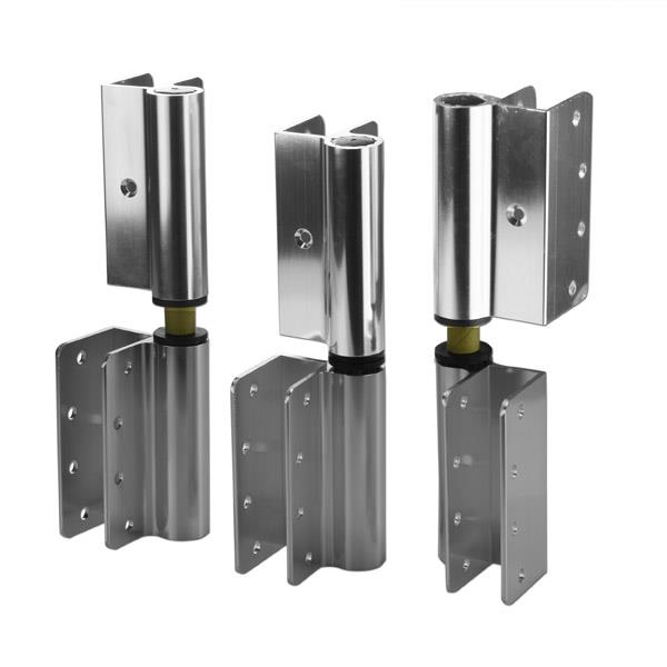 73714 HINGE-ALUMINUM-WRAP-(RH-IN/LH-OUT) 1"-1" BD-GEN (SET OF 3)