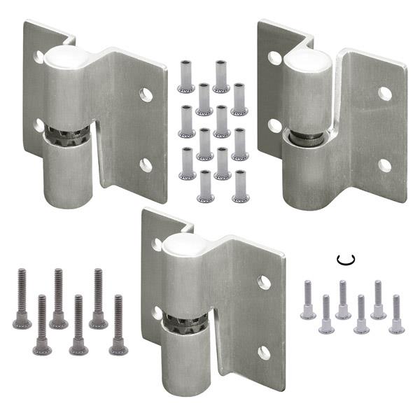 67553 HINGE-SURFACE MOUNTED (RH-IN/LH-OUT) RD. BARREL (2T/1B OF 7113) SS-6LP