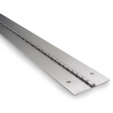 7649 PIANO HINGE 57-1/2" NO SPRING STAINLESS 7649 PIANO HINGE 57-1/2" NO SPRING STAINLESS