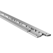 8674 PIANO HINGE W/COVER(RH-IN/LH-OUT) 54"-ALUM-CLEAR ANODIZED 8674 PIANO HINGE W/COVER(RH-IN/LH-OUT) 54"-ALUM-CLEAR ANODIZED