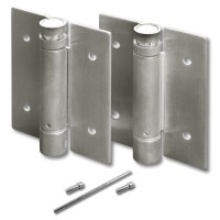 8649 HINGE-SET-SURFACE MOUNTED-TENSION SPRING 4 X 3/32 SS-SATIN