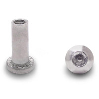 990088219 100 PACK (88219) BARREL NUT 6-LOBE 10-24 X 5/8" STAINLESS 990088219 100 PACK (88219) BARREL NUT 6-LOBE 10-24 X 5/8" STAINLESS