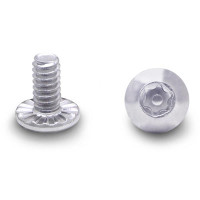 990088223 100 PACK (88223) 10-24 X 3/8" PAN 6-LOBE SCREW-STEEL/CHROME