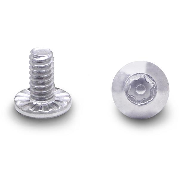 990088223 100 PACK (88223) 10-24 X 3/8" PAN 6-LOBE SCREW-STEEL/CHROME
