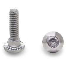 88243 SHOULDER SCREW 6-LOBE 10-24 X 3/4" STEEL/CHROME