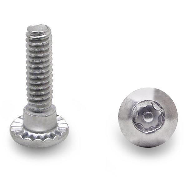 88243 SHOULDER SCREW 6-LOBE 10-24 X 3/4" STEEL/CHROME
