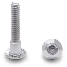 88253 SHOULDER SCREW 6-LOBE 10-24 X 15/16" STEEL/CHROME