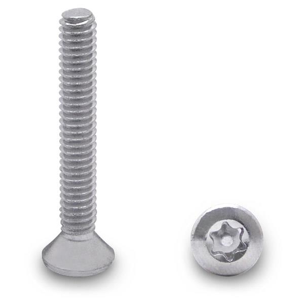 990088333 100 PACK (88333) 8-32 X 1" OVAL 6-LOBE SCREW-STEEL/CHROME