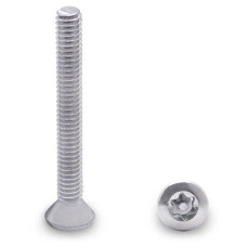 990088353 100 PACK (88353) 8-32 X 1-3/8" OVAL 6-LOBE SCREW-STEEL/CHROME 990088353 100 PACK (88353) 8-32 X 1-3/8" OVAL 6-LOBE SCREW-STEEL/CHROME