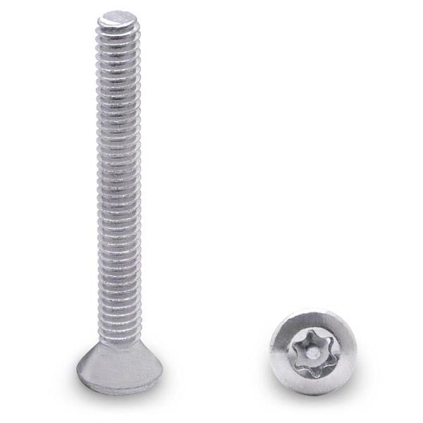 990088353 100 PACK (88353) 8-32 X 1-3/8" OVAL 6-LOBE SCREW-STEEL/CHROME