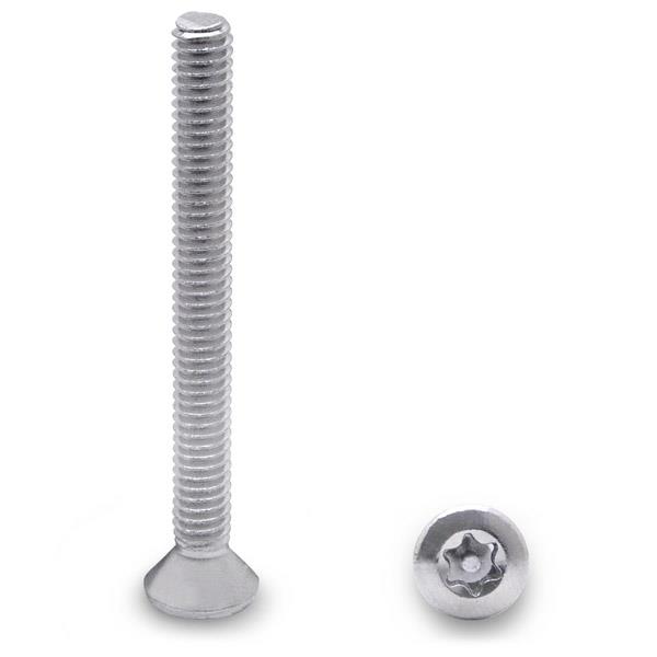 990088363 100 PACK (88363) 8-32 X 1-5/8" OVAL 6-LOBE SCREW-STEEL/CHROME