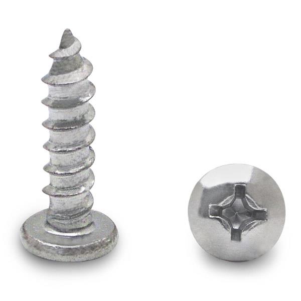 990090933 100 PACK (90933) 10 X 3/4" PAN TYPE A PHILLIPS SCREW-STEEL/CHROME