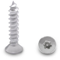 91053 10 X 1" FLAT HEAD 6-LOBE SCREW-STEEL/CHROME 91053 10 X 1" FLAT HEAD 6-LOBE SCREW-STEEL/CHROME
