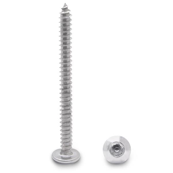 91909 12 X 2-1/2" TRUSS TYPE-AB 6-LOBE SCREW STAINLESS