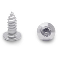 990092213 100 PACK (92213) 14 X 5/8" TRUSS TYPE-AB 6-LOBE SCREW-STEEL/CHROME