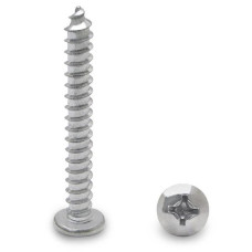 92403 14 X 2" PAN TYPE-A PHILLIPS SCREW-STEEL/CHROME 92403 14 X 2" PAN TYPE-A PHILLIPS SCREW-STEEL/CHROME