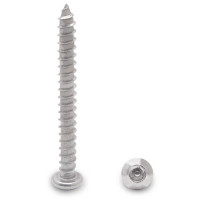 990092449 100 PACK (92449) 14 X 2-1/4" PAN 6-LOBE SCREW STAINLESS