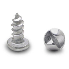 9263 14 X 5/8" PAN ONE WAY SCREW-STEEL/CHROME