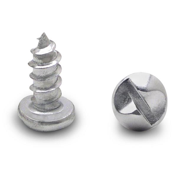990009263 100 PACK (9263) 14 X 5/8" PAN ONE WAY SCREW-STEEL/CHROME