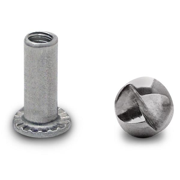 9719 BARREL NUT ONE WAY 10-24 X 5/8" STAINLESS